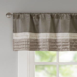Thumbnail 3: Madison Park Madison Park Amherst Polyoni Pintuck Valance 