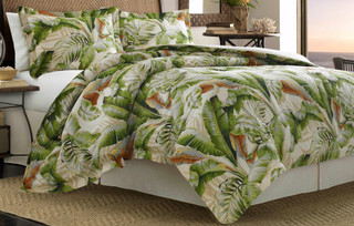 Thumbnail 1: Tommy Bahama Tommy Bahama Palmiers Green 3-pc. Duvet Cover Set 