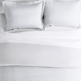 Thumbnail 7: Home Collections Home Collections Premium Soft Pinstriped Duvet Cover Set 