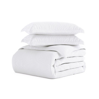 Thumbnail 15: Home Collections Home Collections Premium Soft Pinstriped Duvet Cover Set 