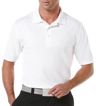 Thumbnail 1: PGA TOUR PGA TOUR Mens Solid Airflux Short Sleeve Polo Shirt 