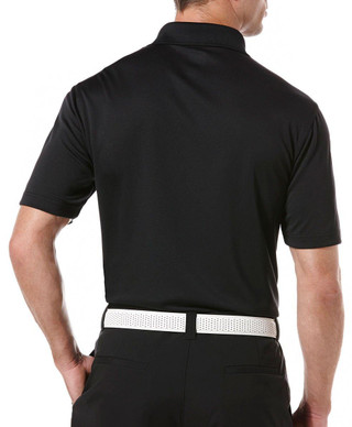 Thumbnail 2: PGA TOUR PGA TOUR Mens Solid Airflux Short Sleeve Polo Shirt 