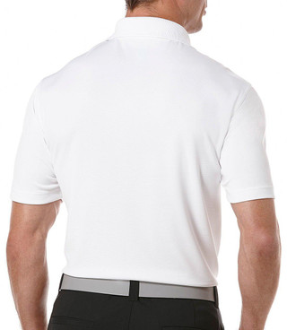 Thumbnail 2: PGA TOUR PGA TOUR Mens Solid Airflux Short Sleeve Polo Shirt 