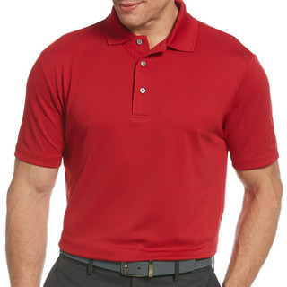 Thumbnail 1: PGA TOUR PGA TOUR Mens Solid Airflux Short Sleeve Polo Shirt 
