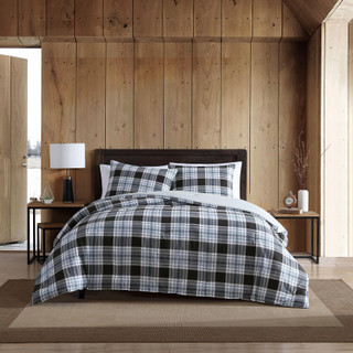 Thumbnail 3: Eddie Bauer Eddie Bauer Lewis Plaid 100% Cotton Comforter Bedding Set 