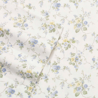Thumbnail 8: Laura Ashley Laura Ashley Le Fleur Flannel Sheet Set 