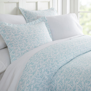 Thumbnail 3: Home Collections Home Collections Premium Soft Burst Of Vines Duvet Cover Set 