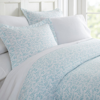 Thumbnail 3: Home Collections Home Collections Premium Soft Burst Of Vines Duvet Cover Set 