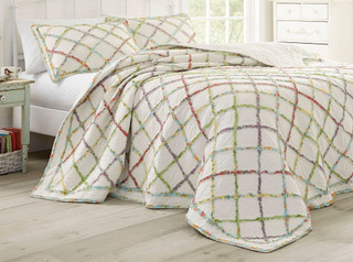 Thumbnail 1: Laura Ashley Laura Ashley Ruffle Garden Quilt 