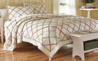 Thumbnail 12: Laura Ashley Laura Ashley Ruffle Garden Quilt 