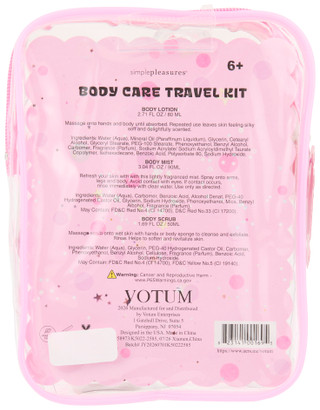 Thumbnail 2: SIMPLE PLEASURES 3 Pc Candy Dream Scented Body Lotion, Mist & Scrub Set 