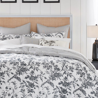 Thumbnail 9: Laura Ashley Laura Ashley Amberley 100% Cotton Comforter Bedding Set 