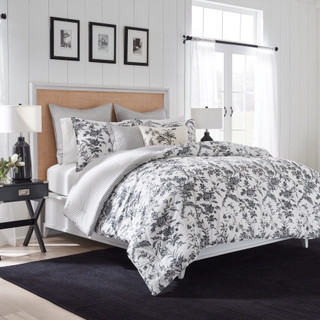 Thumbnail 2: Laura Ashley Laura Ashley Amberley 100% Cotton Comforter Bedding Set 