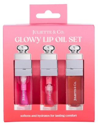 Thumbnail 1: Juliette & Co. 3 Pk Glowy Lip Oils Set 