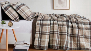 Thumbnail 12: Truly Soft Truly Soft Paulette Plaid Stripe Quilt Set 