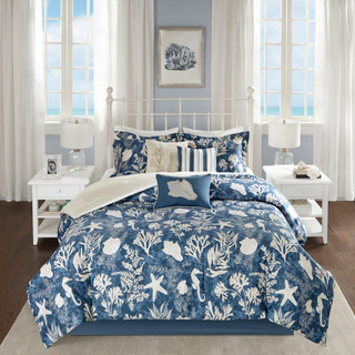 Thumbnail 2: Madison Park Madison Park Cape Cod 7-pc. Comforter Set 