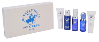 Thumbnail 1: Beverly Hills Polo Club Men's 5 Pc Blue Fragrance Set 