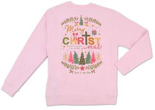 Thumbnail 2: Inspired Culture Juniors' Oversize Christmas Graphic Sweatshirt 