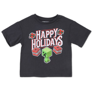 Thumbnail 1: Minecraft Little Boys Christmas Minecraft Graphic Tee 