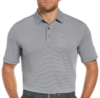 Thumbnail 1: Callaway Callaway Mens Stripe Pro Spin Short Sleeve Polo Shirt 