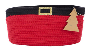 Thumbnail 1: RGI 12x9x6 Christmas Santa Belt Basket  