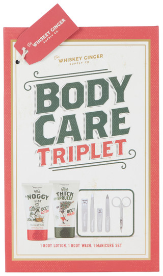 Thumbnail 1: The Whiskey Ginger Supply Co. Men's 3 Pc Body Care Triplet Christmas Gift Set  