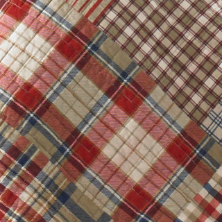 Thumbnail 11: Eddie Bauer Eddie Bauer Hawthorne 100% Cotton Reversible Quilt Set 
