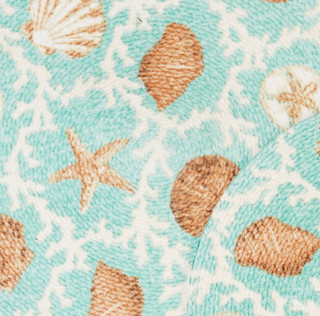 Thumbnail 2: Homewear Homewear 2-pk. Shell Sand Dollar Round Placemat Set 