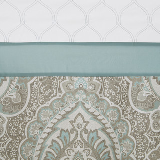 Thumbnail 2: 510 Design 510 Design Shawnee Printed & Embroidered Shower Curtain 