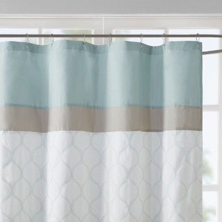 Thumbnail 4: 510 Design 510 Design Shawnee Printed & Embroidered Shower Curtain 