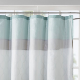 Thumbnail 5: 510 Design 510 Design Shawnee Printed & Embroidered Shower Curtain 