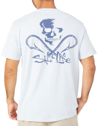 Thumbnail 1: Salt Life Salt Life Mens Skull 'N Hooks  Pocket T-Shirt 