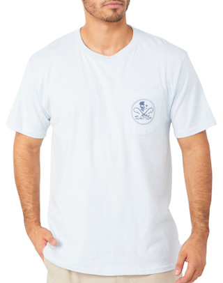 Thumbnail 2: Salt Life Salt Life Mens Skull 'N Hooks  Pocket T-Shirt 