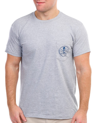 Thumbnail 4: Salt Life Salt Life Mens Skull 'N Hooks  Pocket T-Shirt 