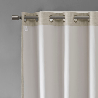 Thumbnail 8: SUNSMART SunSmart Maya Printed Heathered Blackout Curtain Panel 