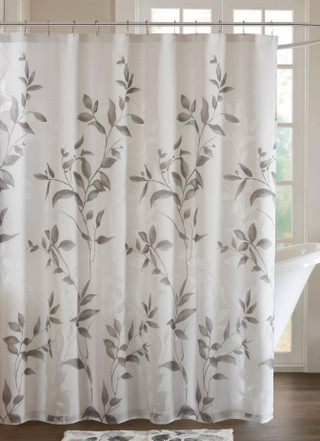 Thumbnail 1: Madison Park Madison Park Cecily Shower Curtain 