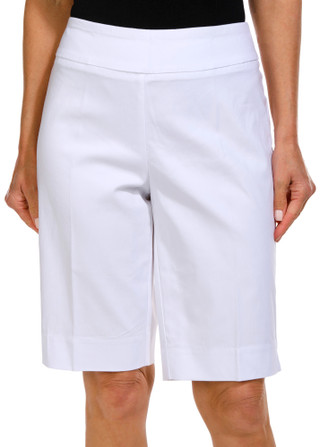 Thumbnail 1: Zac & Rachel Zac & Rachel Womens 12 in. Pull On Bermuda Shorts 