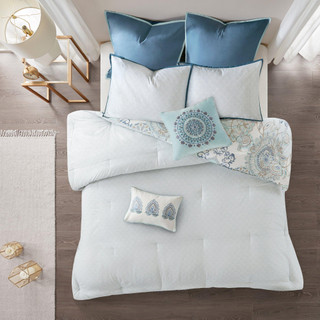 Thumbnail 12: Madison Park Madison Park Isla 8-pc. Comforter Set 