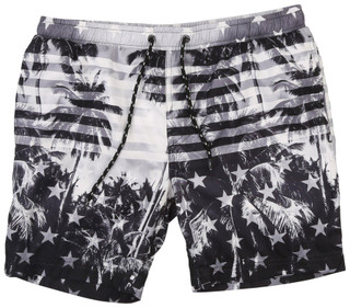 Thumbnail 1: Distortion Distortion Mens Americana Palm Print Boardshorts 