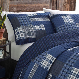 Thumbnail 9: Eddie Bauer Eddie Bauer Eastmont 100% Cotton  Reversible Quilt Set 