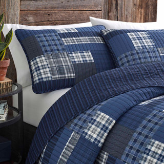 Thumbnail 6: Eddie Bauer Eddie Bauer Eastmont 100% Cotton  Reversible Quilt Set 