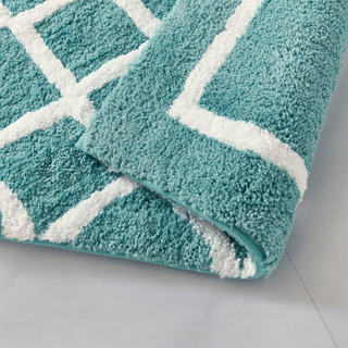 Thumbnail 8: Madison Park Madison Park Bittman Reversible Tufted Microfiber Bath Rug 