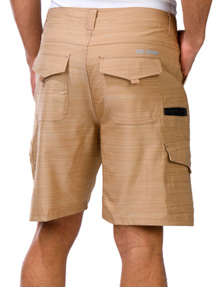 Thumbnail 3: REEL LEGENDS Reel Legends Mens Mackerel Quick Dry Cargo Shorts 