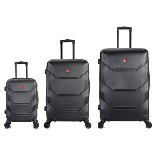 Thumbnail 2: DUKAP DUKAP Zonix Hardside Lightweight Spinner 3 pc Luggage Set 