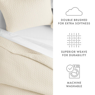 Thumbnail 23: Home Collections Home Collections Premium Soft Herring Quilted Coverlet Set 
