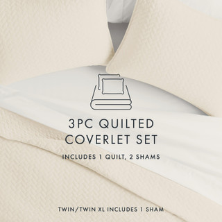 Thumbnail 30: Home Collections Home Collections Premium Soft Herring Quilted Coverlet Set 
