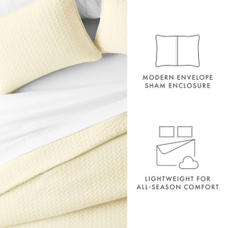 Thumbnail 16: Home Collections Home Collections Premium Soft Herring Quilted Coverlet Set 