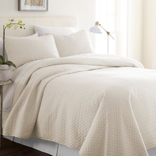 Thumbnail 2: Home Collections Home Collections Premium Soft Herring Quilted Coverlet Set 