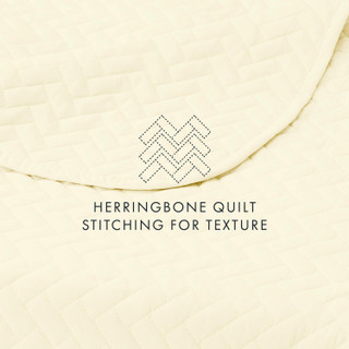Thumbnail 24: Home Collections Home Collections Premium Soft Herring Quilted Coverlet Set 