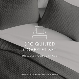 Thumbnail 30: Home Collections Home Collections Premium Soft Herring Quilted Coverlet Set 